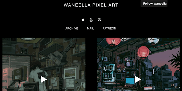 Pixel Artist WANEELLA pixel art