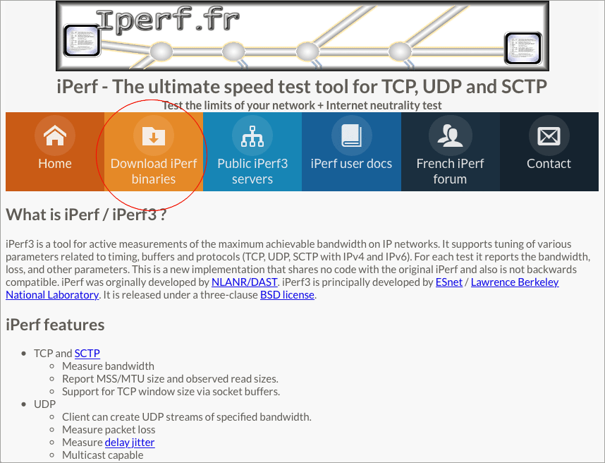 iPerf Measure Network Speed Image 1