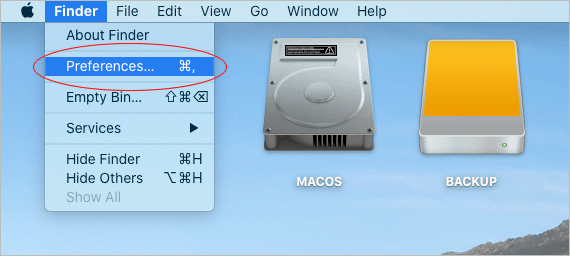macOS Hide External Drives Image 1