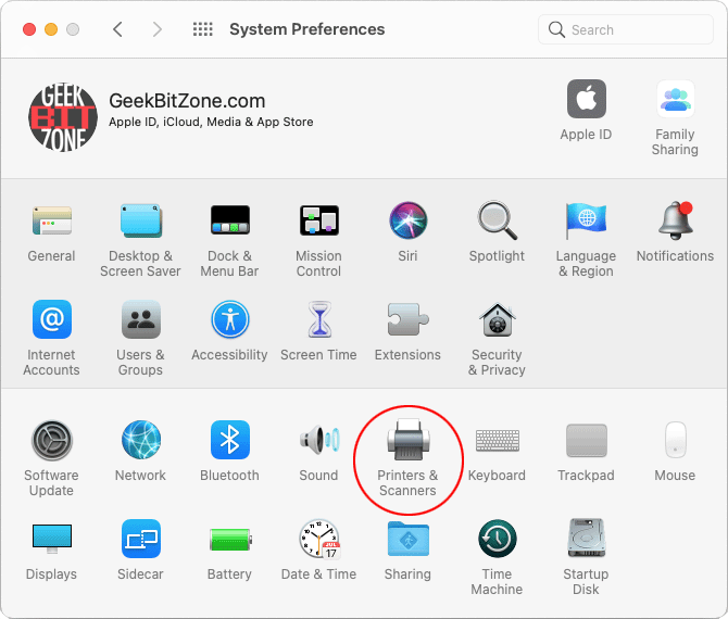 Airprint on store mac