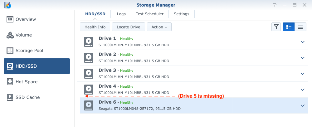Synology DSM 6.2 Replace Drive - Image 12