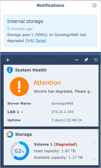 Synology DSM 6.2 Replace Drive - Image 13