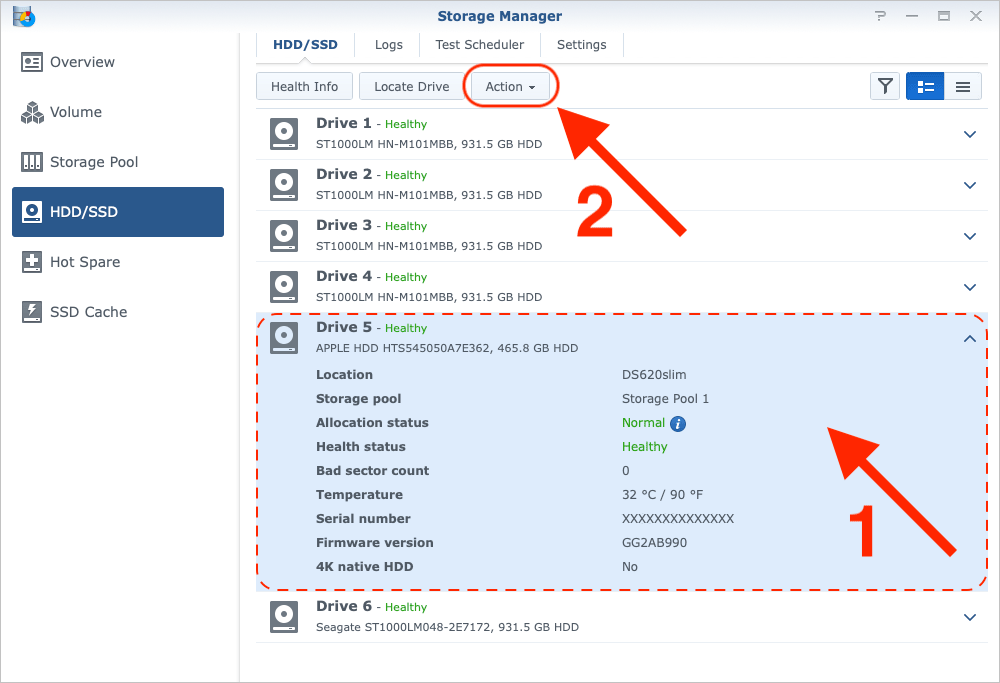 Synology DSM 6.2 Replace Drive - Image 5