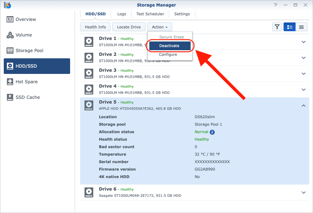 Synology DSM 6.2 Replace Drive - Image 6