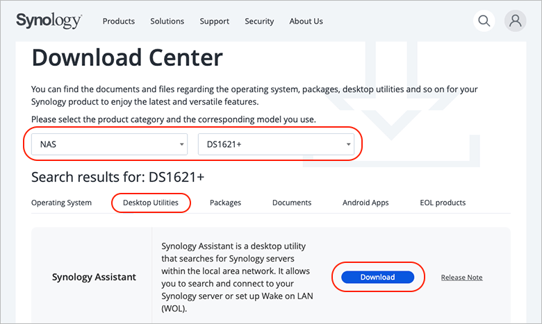 Synology Assistant Memory Test - Image 1