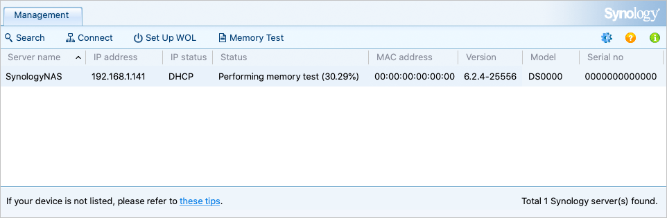 Synology Assistant Memory Test - Image 11