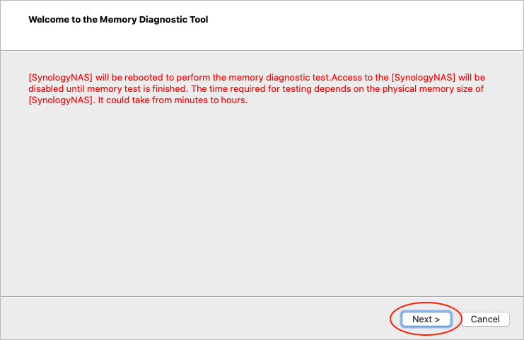 Synology Assistant Memory Test - Image 7