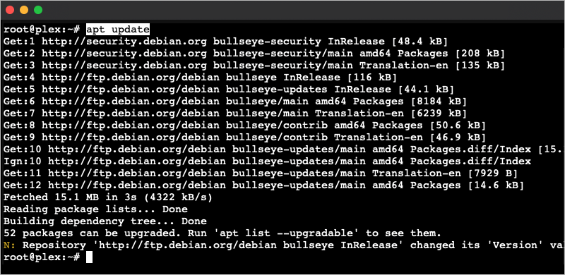 Plex in Proxmox LXC Container - Image 16