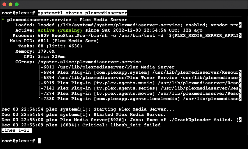 Plex in Proxmox LXC Container - Image 23