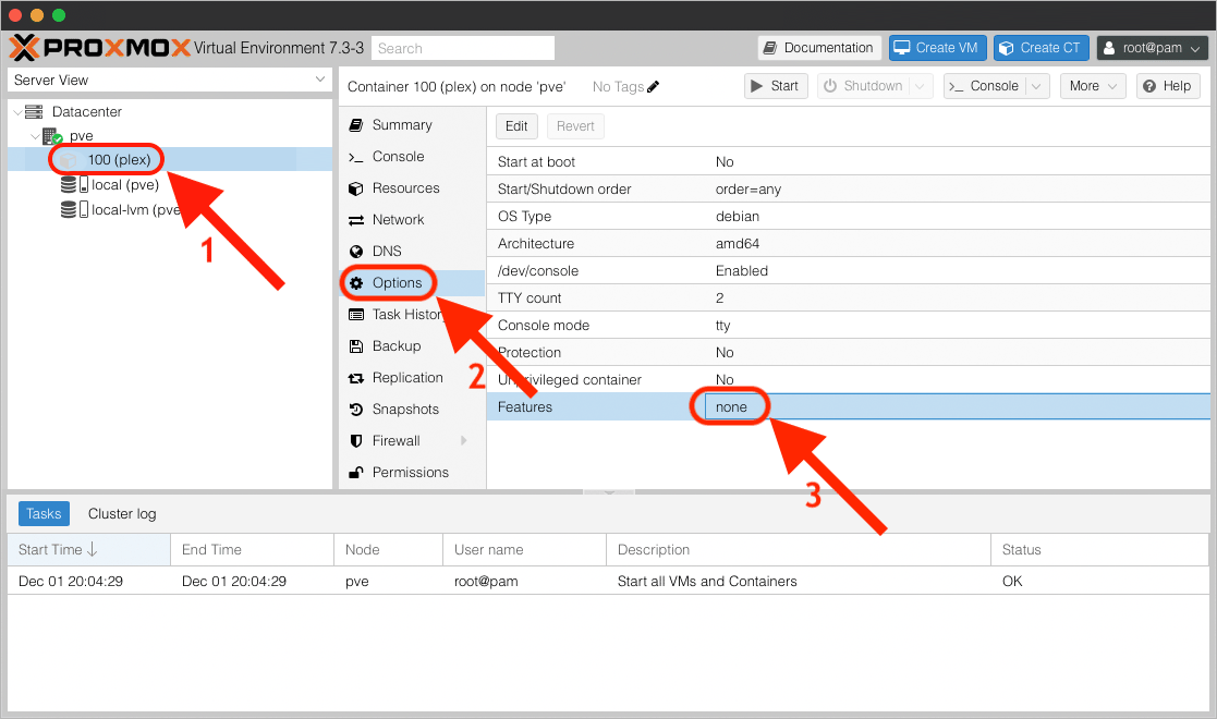 Plex in Proxmox LXC Container - Image 45