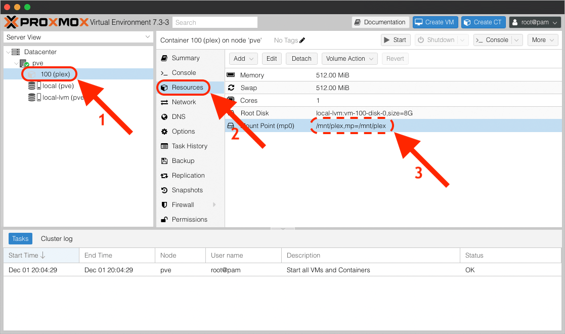 Plex in Proxmox LXC Container - Image 56