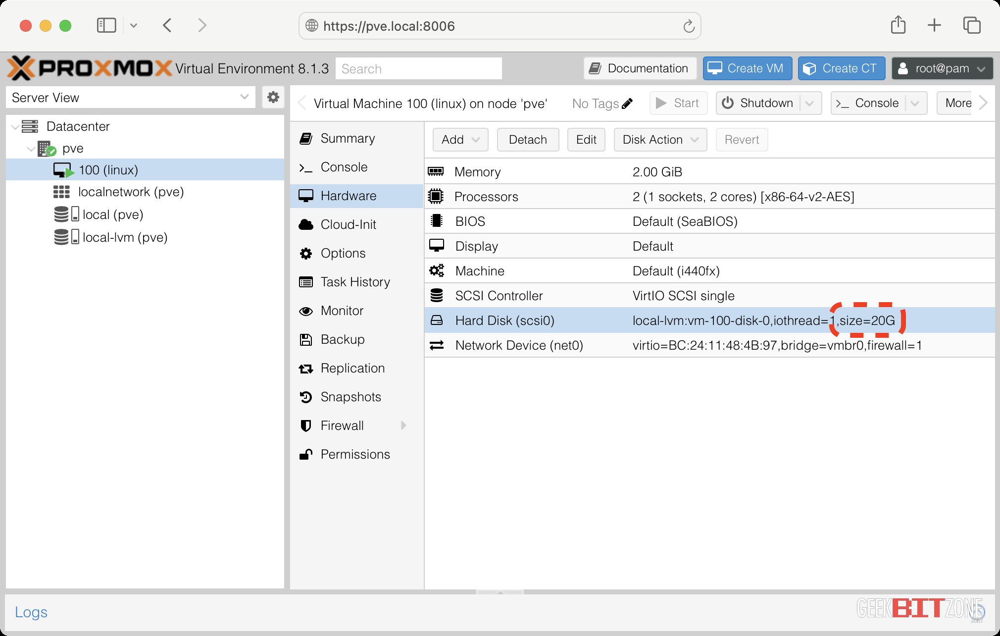 Proxmox Change Linux Partition Size Image 4